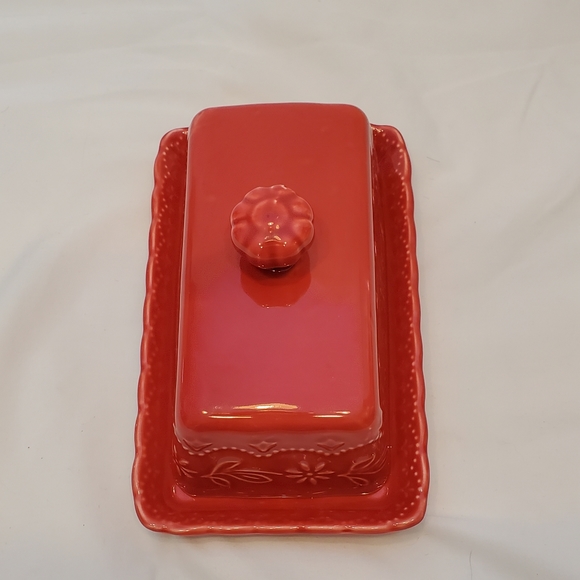 The Pioneer Woman Toni Pattern Vintage Butter Dish - Picture 6 of 9